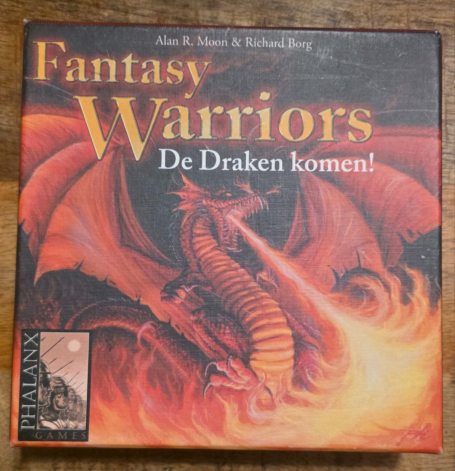 Fantasy Warriors: De Draken Komen! Uitbreidingsset, Vijf spelers of meer, Ophalen of Verzenden, Zo goed als nieuw, Phalanx Games