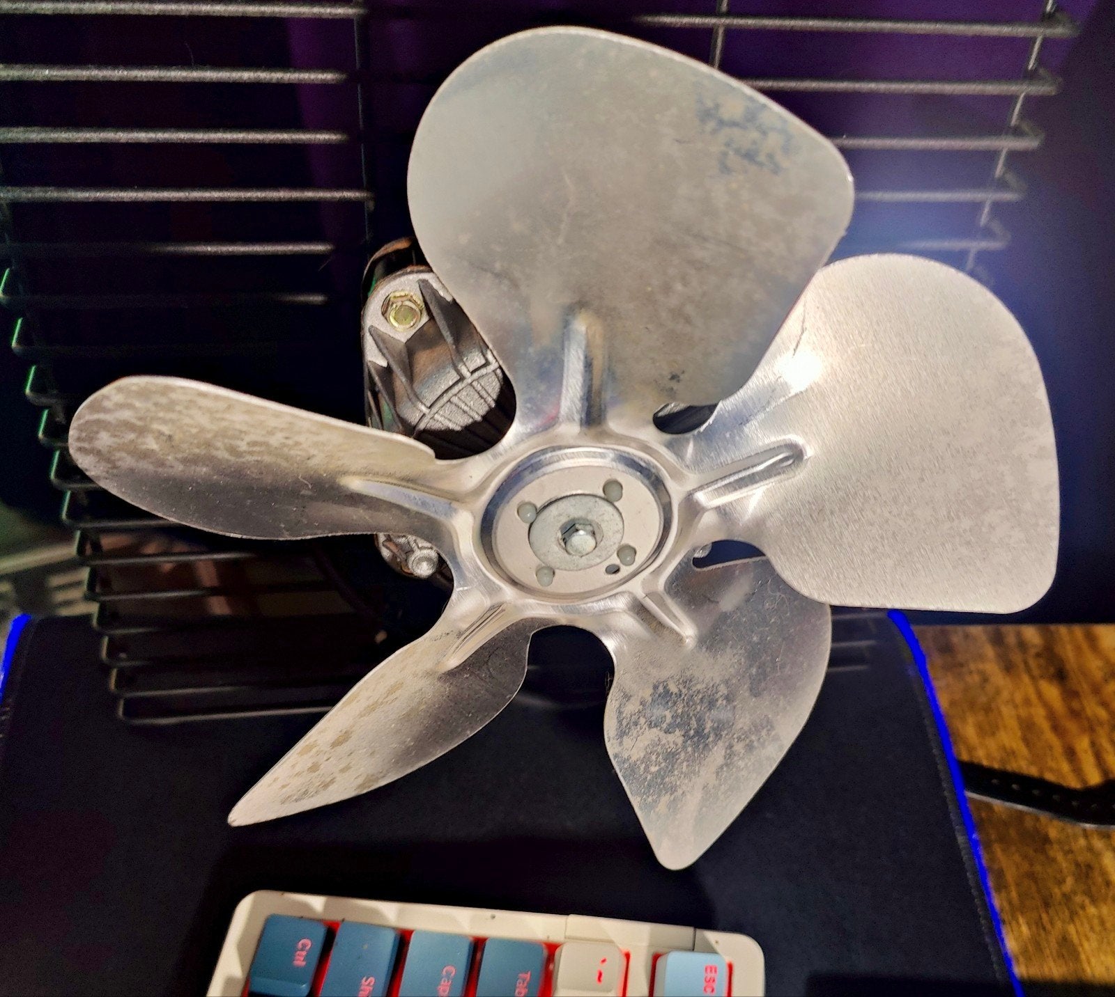 Ventilatormotor MA-VI met aluminium schoep, Ophalen of Verzenden, Gebruikt