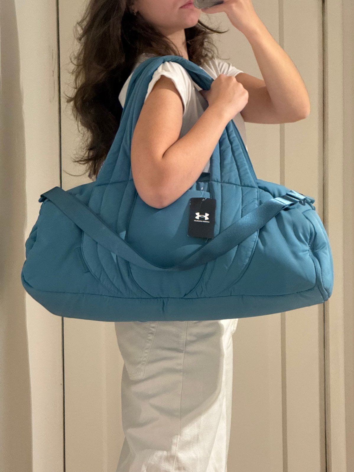 Nieuwe blauwe Under Armour duffel sport gym tas, Verzenden, Nieuw, Blauw, Overige typen
