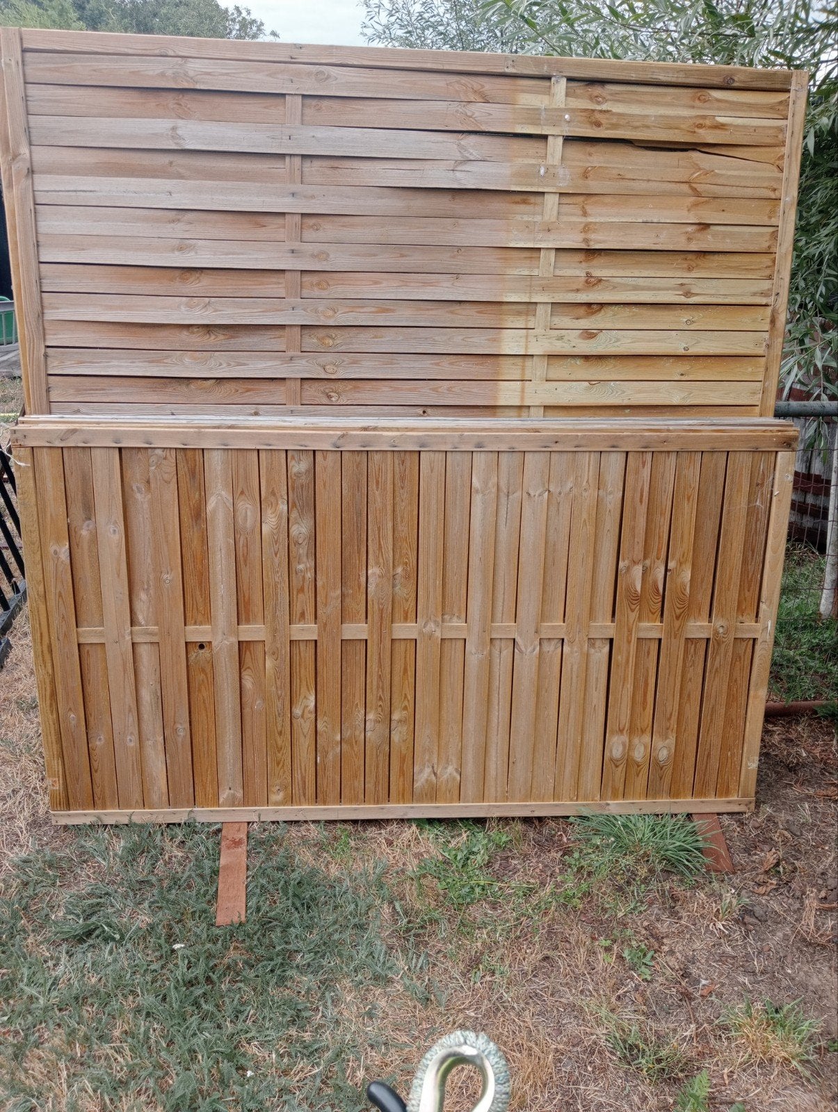 Schuttingdelen 6x180x180 en 6x180x100, Tuin en Terras, Schuttingen, 6 meter of meer, Ophalen of Verzenden, Hout, 1 tot 2 meter
