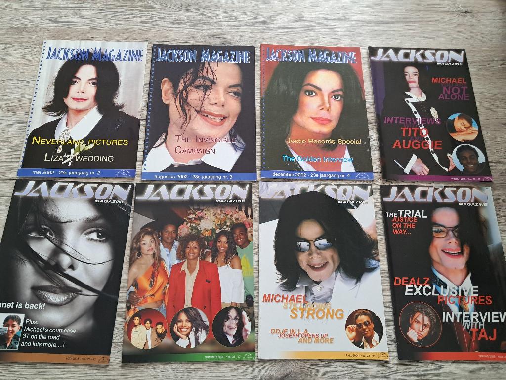 16x michael jackaon (Jacksons) fan magazines, Ophalen of Verzenden, Gebruikt, Boek, Tijdschrift of Artikel