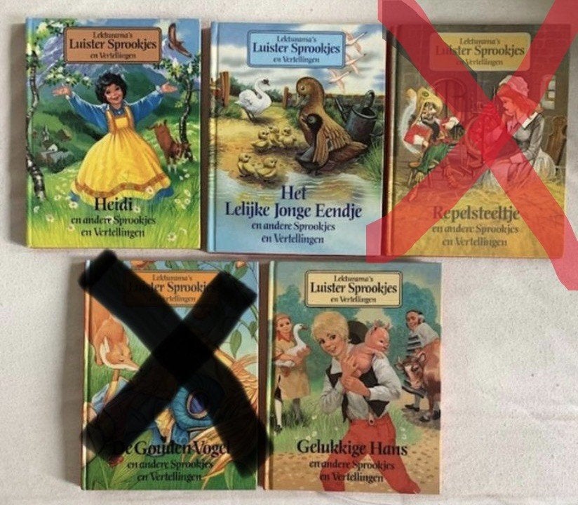 3 Sprookjes boeken van Lekturama (Sp121), Boeken, Ophalen of Verzenden, Gelezen, Lekturama, Fictie algemeen