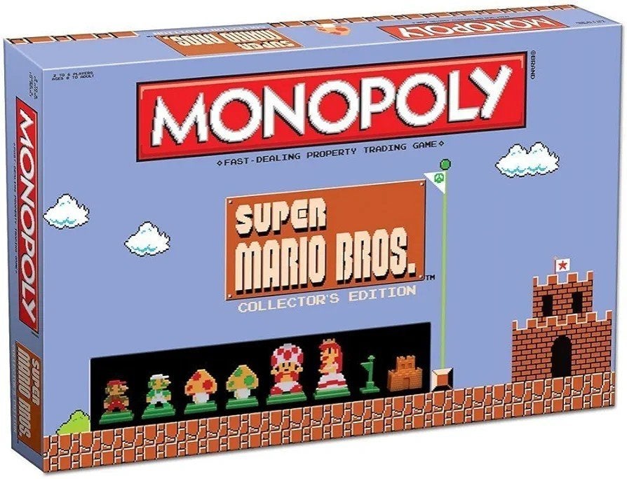 Monopoly Super Mario Bros. Collector's Edition, Hobby en Vrije tijd, Gezelschapsspellen | Bordspellen, Vijf spelers of meer, Ophalen of Verzenden