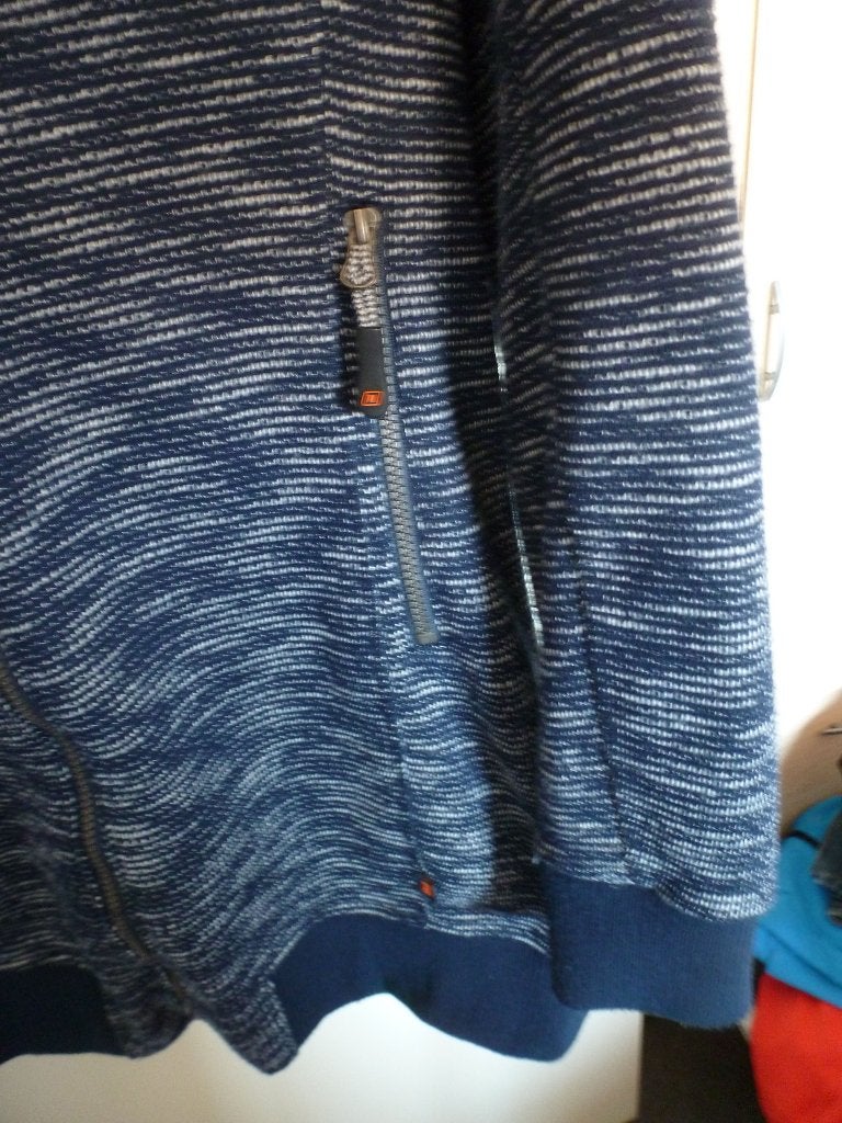 winter LIFE LINE vest fleece gevoerd capuchon 42-GRATIS zend, Verzenden, Zo goed als nieuw, Maat 42/44 (L), Blauw