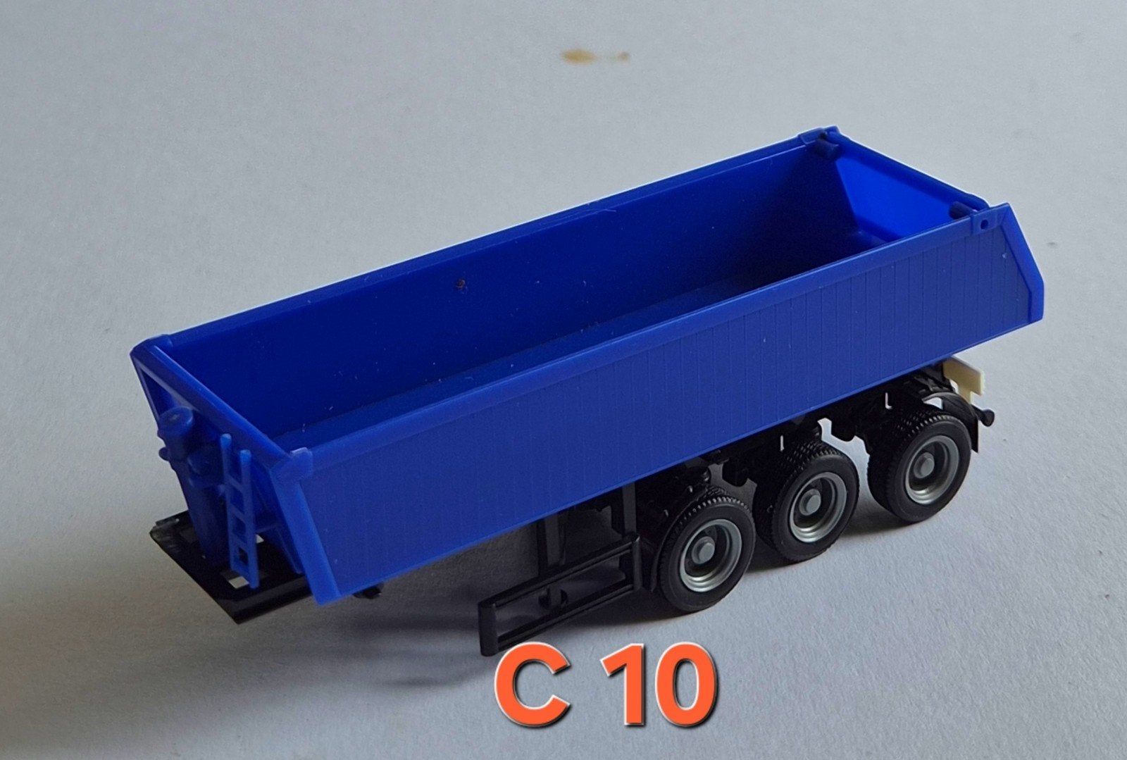 Herpa Blauwe Kiepwagen Oplegger, Overige merken, Gebruikt, 1:50 of kleiner, Ophalen of Verzenden