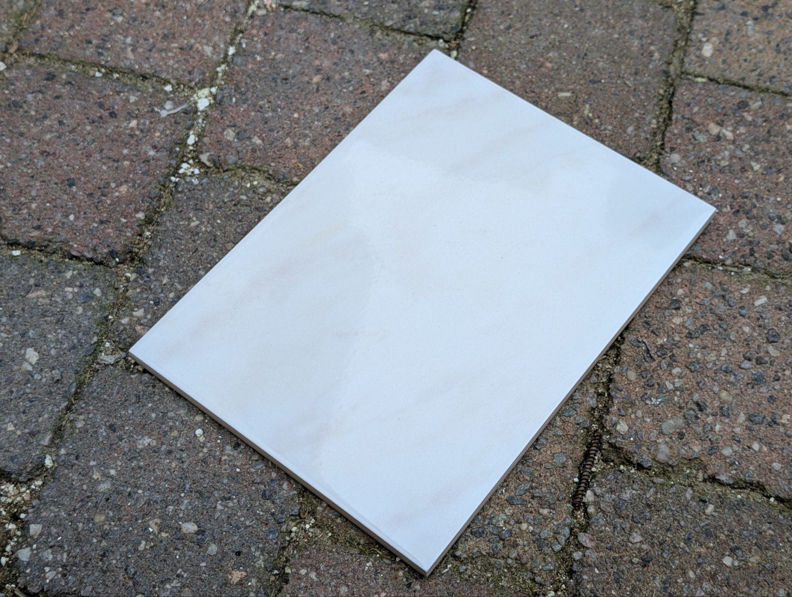 Tegels wit marmer subtiel zalm look 15x20 cm 4 m2, Doe-het-zelf en Verbouw, Tegels, Ophalen, Nieuw, Minder dan 20 cm, 20 tot 40 cm