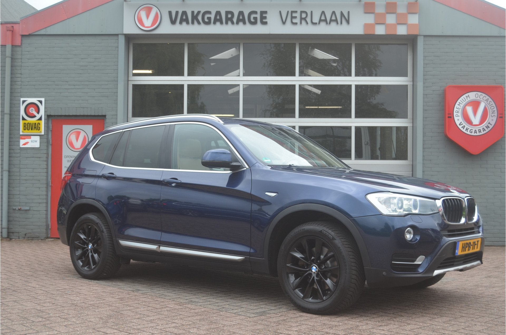 BMW X3 xDrive35i High Executive schuifdak 12 mnd. gar., Auto's, Gebruikt, Blauw, Bedrijf, Vierwielaandrijving