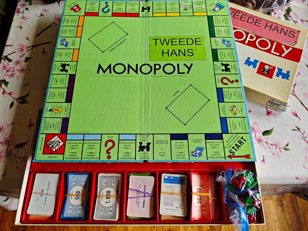 Clipper Monopoly bordspel, compleet en nostalgisch, Vijf spelers of meer, Ophalen of Verzenden, Gebruikt, Clipper Games & Toys B.V.