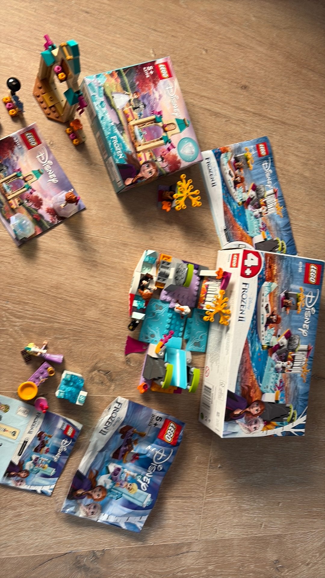 3lego frozen sets met dozen en handleiding, Inclusief instructies, Lego, Ophalen of Verzenden, Zo goed als nieuw