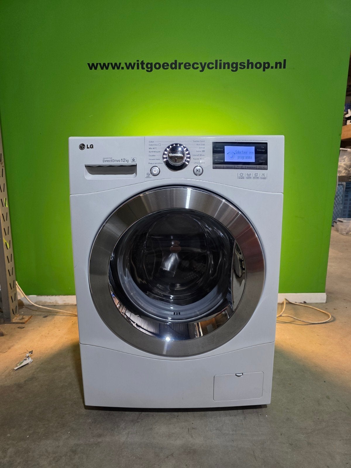 LG Direct Drive 12kg Wasmachine 1400rpm Semi Proffesioneel, Witgoed en Apparatuur, Wasmachines, Ophalen, 1200 tot 1600 toeren