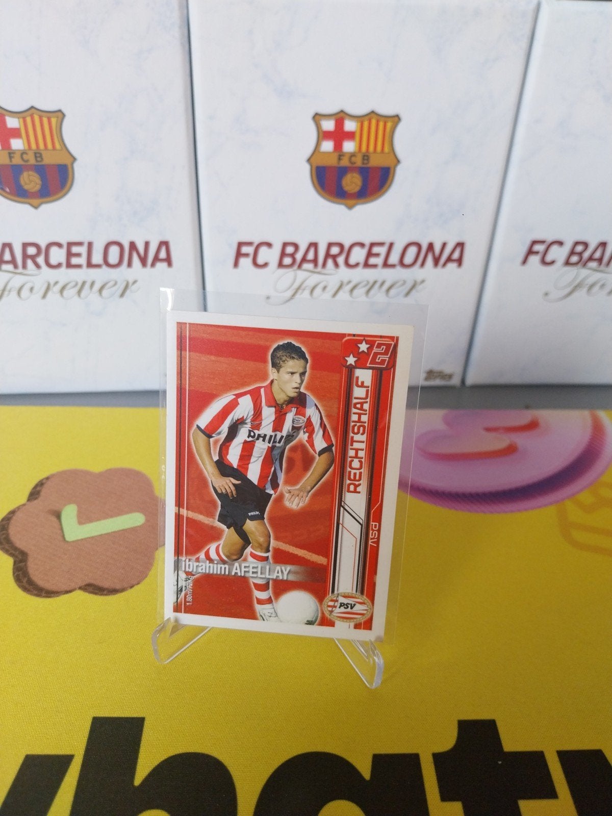 Ibrahim Afellay All Stars 2007-2008, Verzamelen, Speelkaarten, Jokers en Kwartetten, Ophalen of Verzenden, Zo goed als nieuw, Kwartet(ten)
