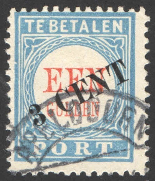 Nederland Port 27 gestempeld 1910, Ophalen of Verzenden, T/m 1940, Gestempeld