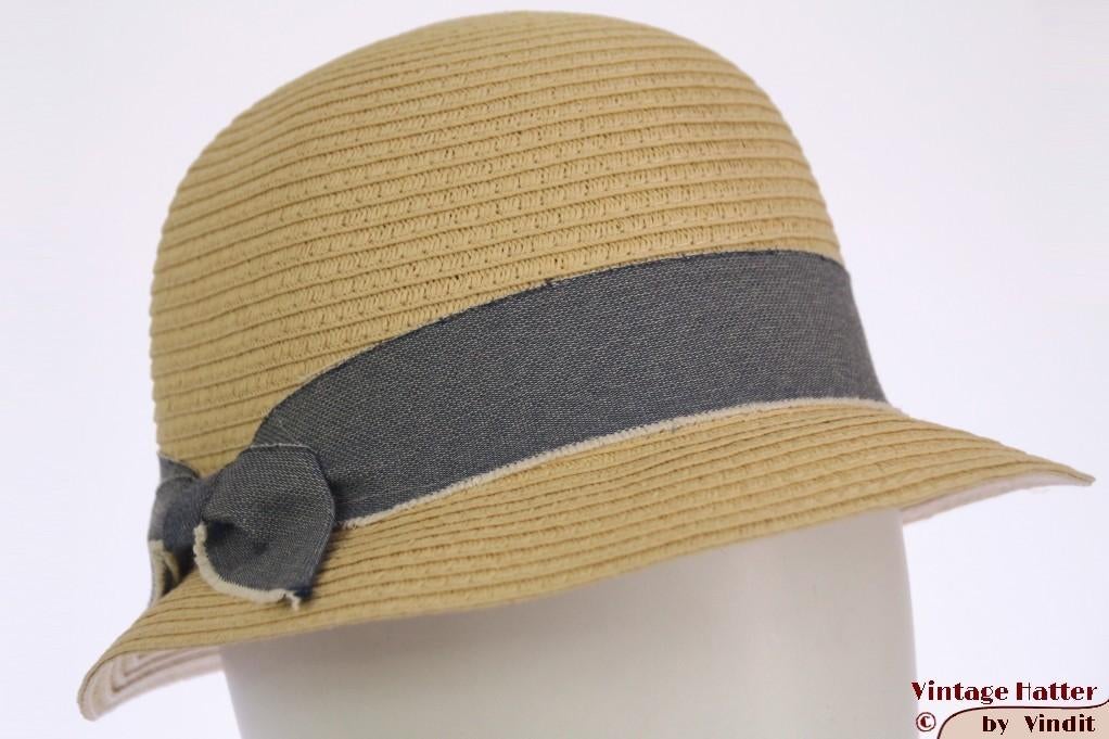 Dames Cloche dophoed Hawkins geel gecoat papier 54-57 nieuw, Kleding | Dames, Hoeden en Petten, Hoed, Hawkins, Nieuw, One size fits all