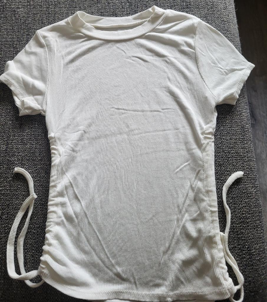 T-shirt wit maat S, Wit, Ophalen of Verzenden, Korte mouw, Maat 36 (S)