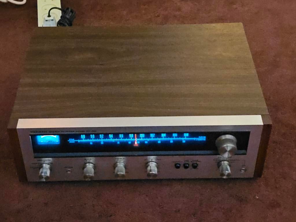 Pioneer SX-424 receiver vintage '70s i.z.g.st., Ophalen of Verzenden, Zo goed als nieuw, Pioneer, Minder dan 60 watt
