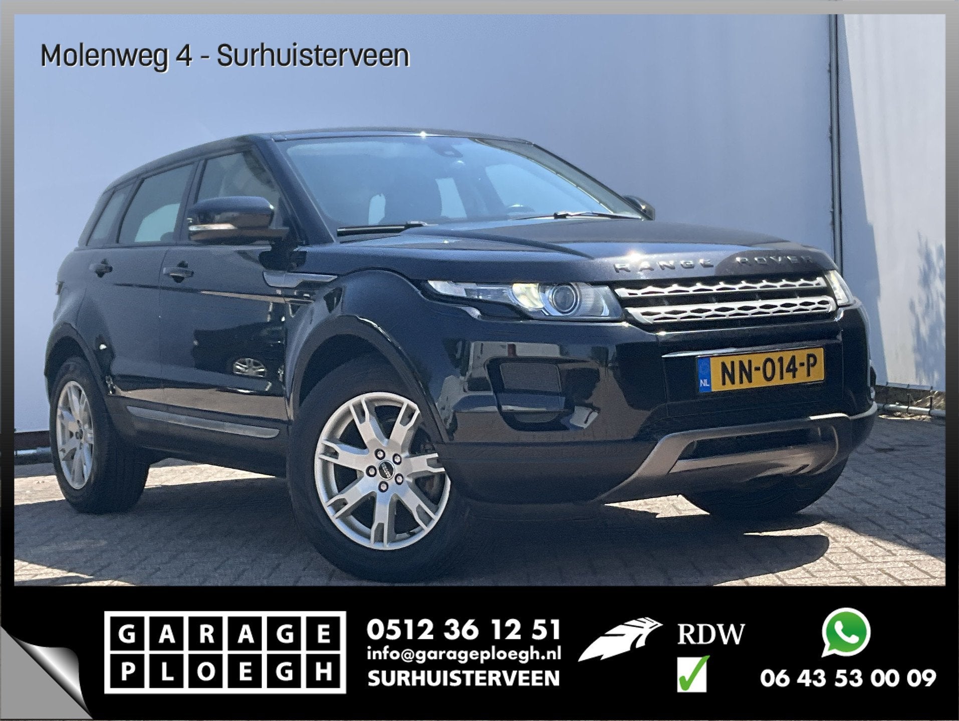 Land Rover Range Rover Evoque 2.2 TD4 4WD Autom Leer Navi Tr, Automaat, Euro 5, 15 km/l, 1650 kg