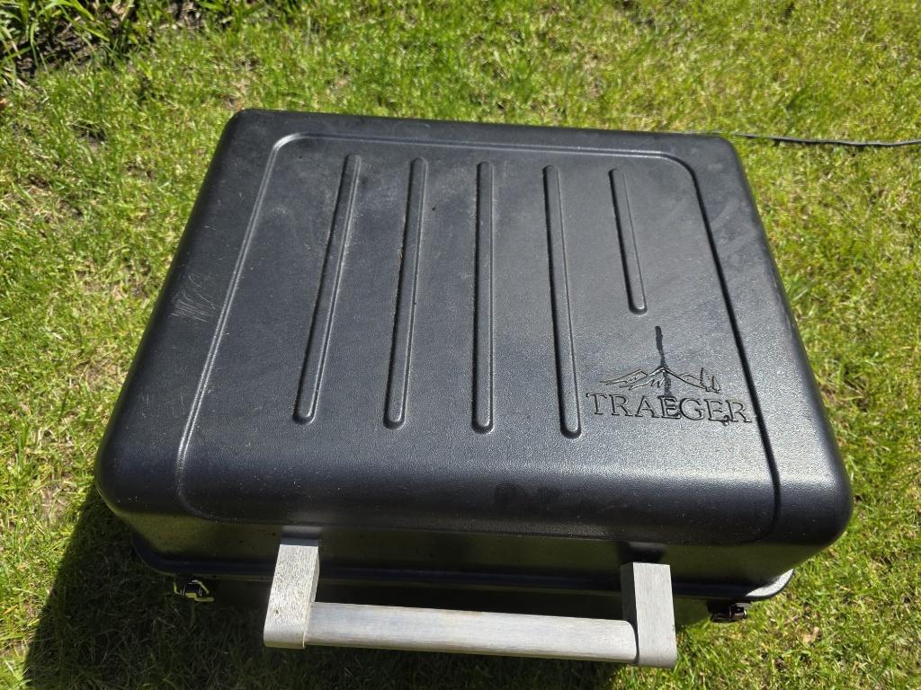 Pelletbarbeque: Traeger Ranger pellet grill portable, Ophalen, Zo goed als nieuw, Traeger