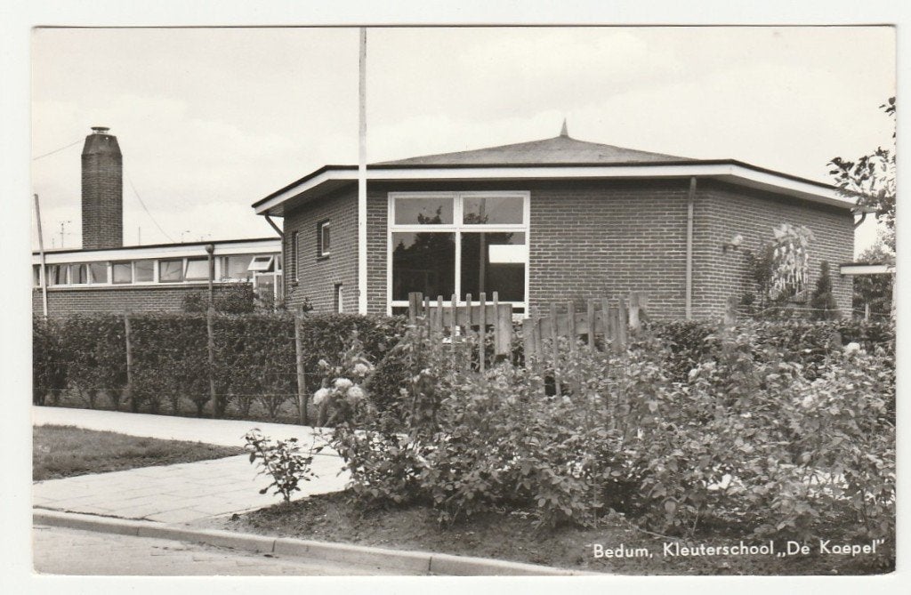 Bedum - Kleuterschool De Koepel, Ophalen of Verzenden, 1960 tot 1980, Ongelopen, Groningen