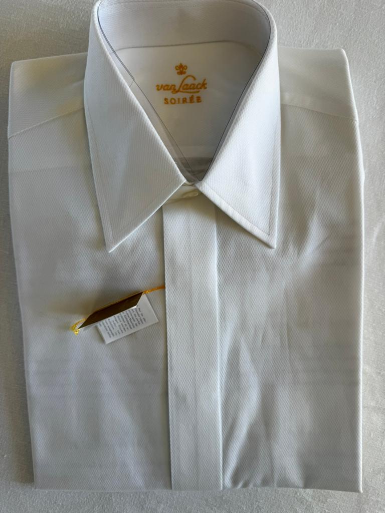 Smokingshirt. Nieuw. Handgemaakt. Van Laack. Mt 40., Kleding | Heren, Overhemden, Verzenden, Nieuw, Wit, Halswijdte 39/40 (M)