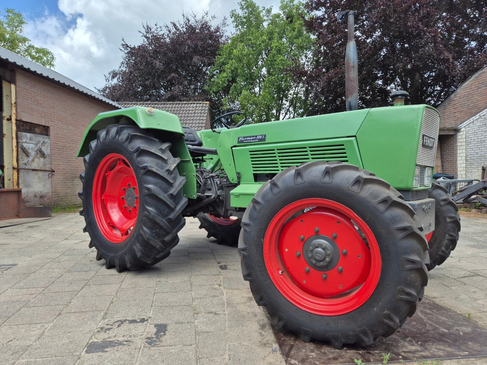 Fendt Farmer 106S 4wd Turbomatik, Ophalen of Verzenden, Gebruikt, Tot 80 Pk, Fendt