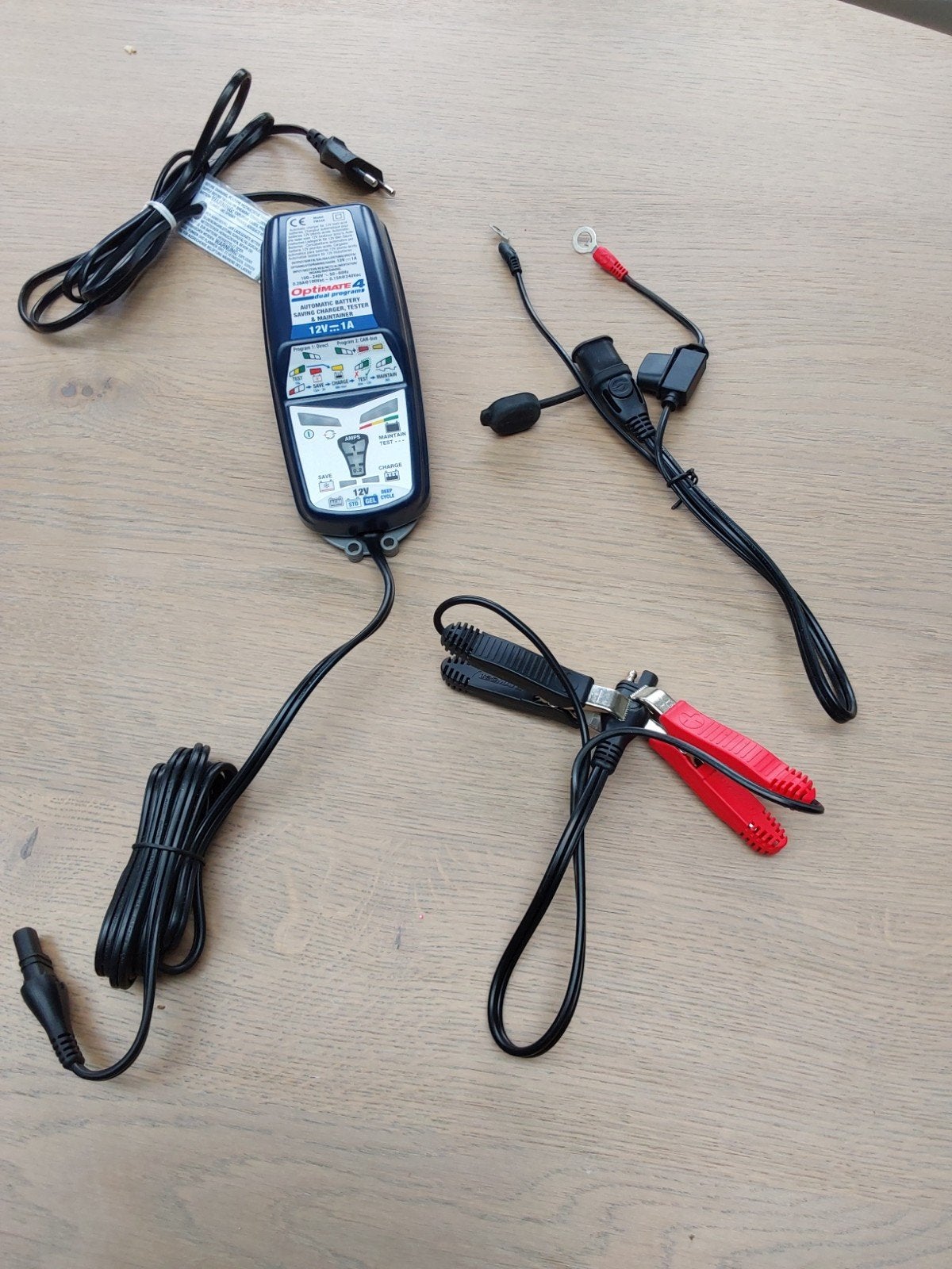 Optimate 4 Druppellader 12V-1A nog als nieuw,, Ophalen of Verzenden, Gebruikt, Universele onderdelen