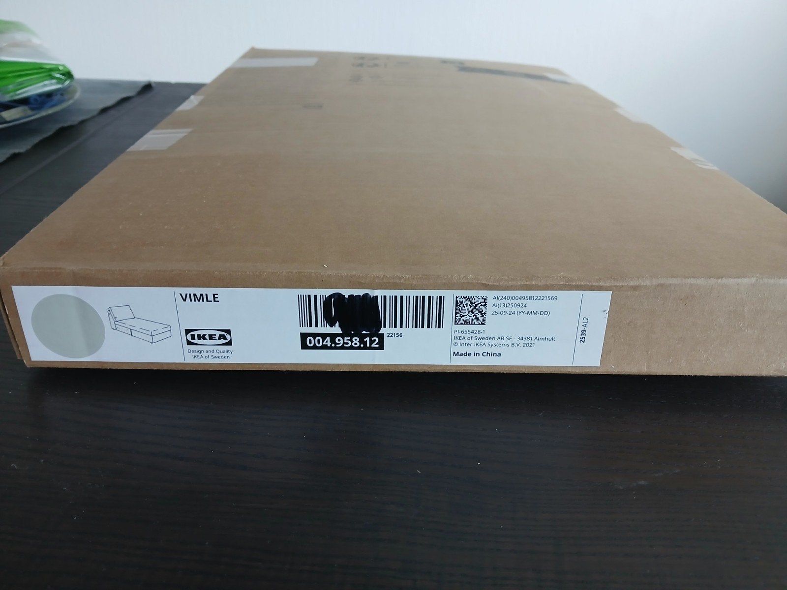 Ikea VIMLE Hoes voor chaise longue-element, Gunnared beige., Wit, Ophalen of Verzenden, Kussen, Nieuw
