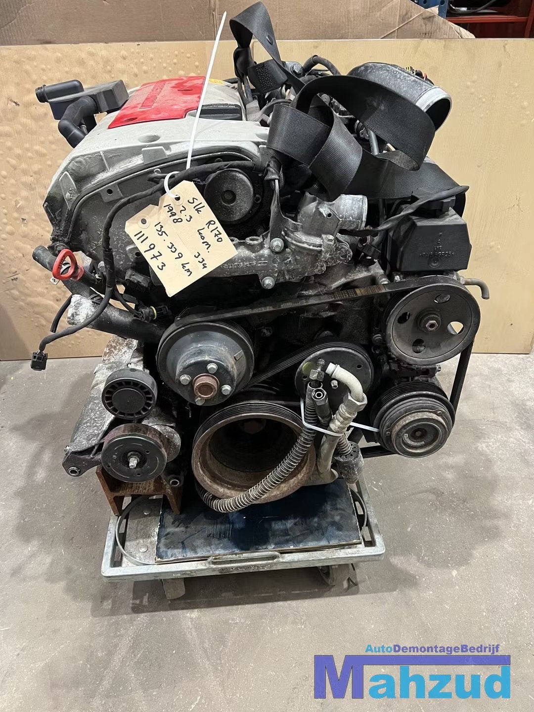 MERCEDES SLK R170 2.3 Kompressor Motorblok 111973 MOTOR, Gebruikt, Mercedes-Benz AG, Mercedes-Benz, Ophalen of Verzenden