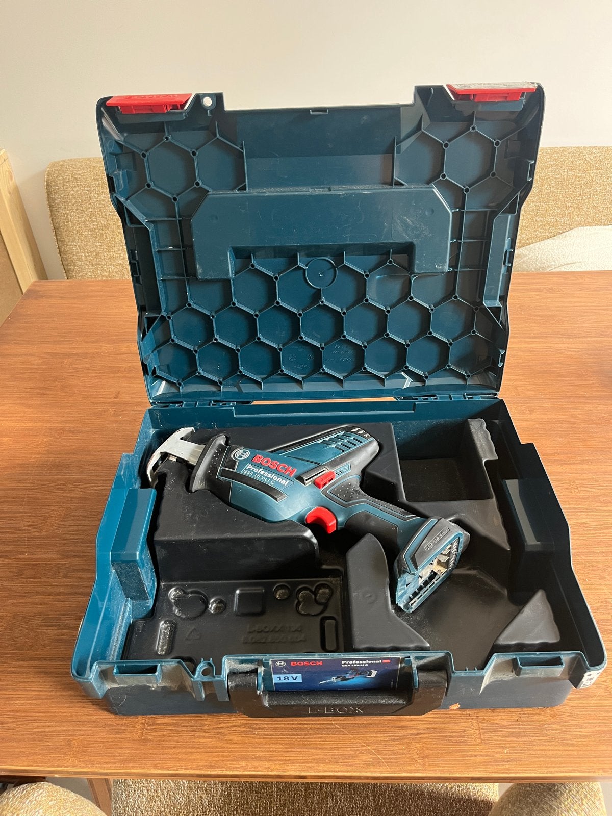 BOSCH Professional Accu reciprozaag zo goed als nieuw, Doe-het-zelf en Verbouw, Gereedschap | Zaagmachines, Ophalen, 70 mm of meer