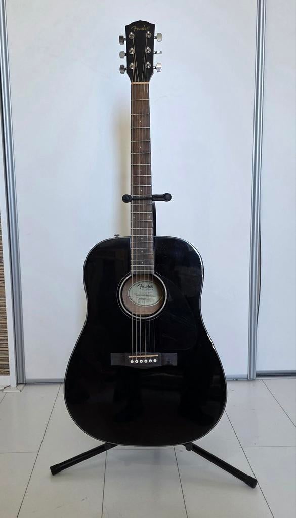 Zwarte Fender Acoustics CD-60 V2 - In nieuwstaat, Muziek en Instrumenten, Snaarinstrumenten | Gitaren | Akoestisch, Ophalen, Zo goed als nieuw