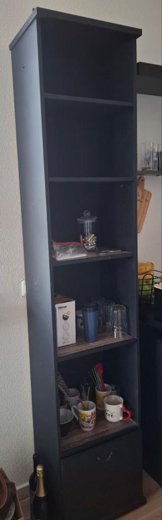Hoge smalle kast met 1lade H206xB42xD32, Ophalen of Verzenden
