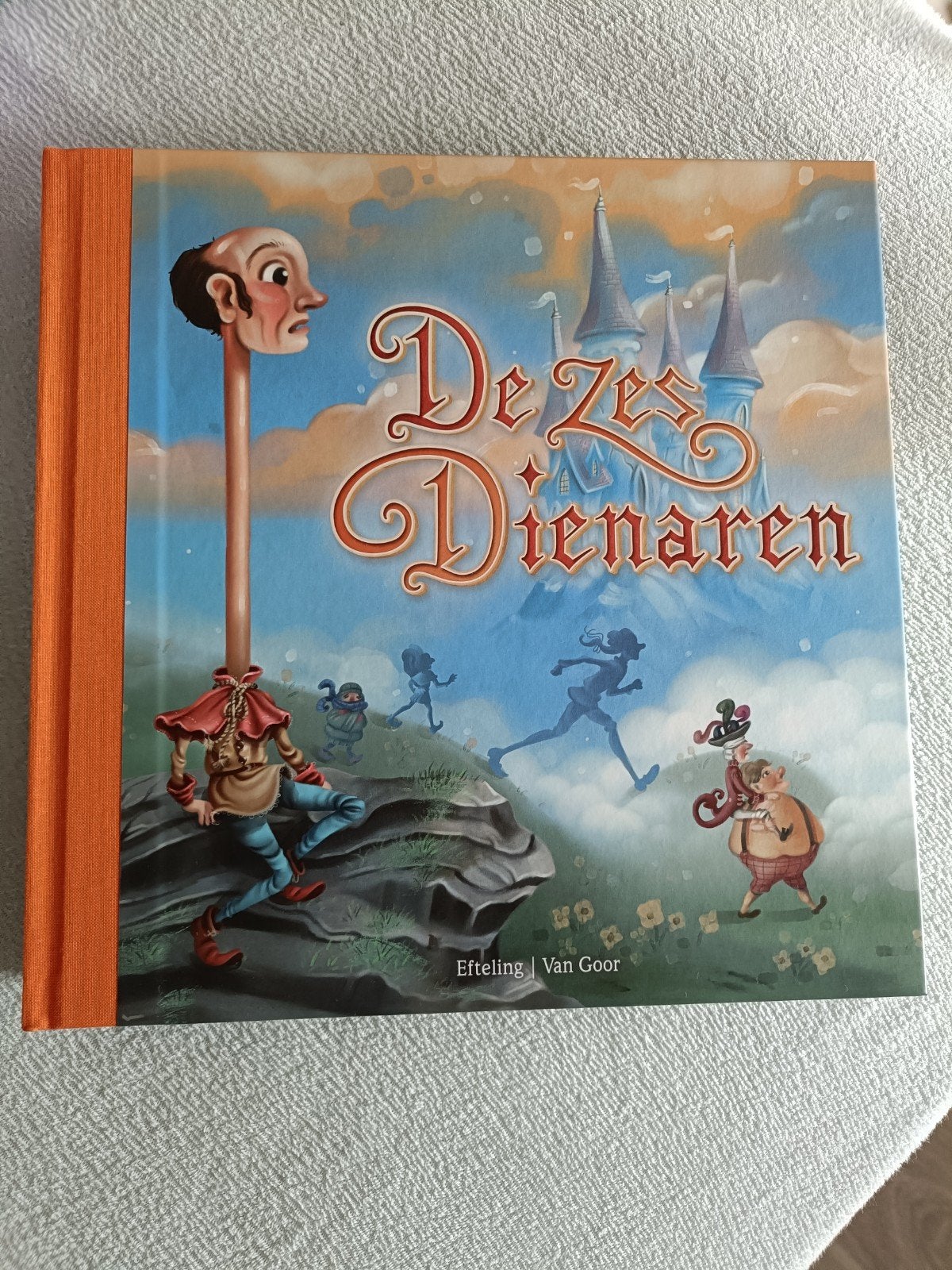 Efteling boek de zes dienaren, Verzamelen, Ophalen of Verzenden, Zo goed als nieuw, Overige typen