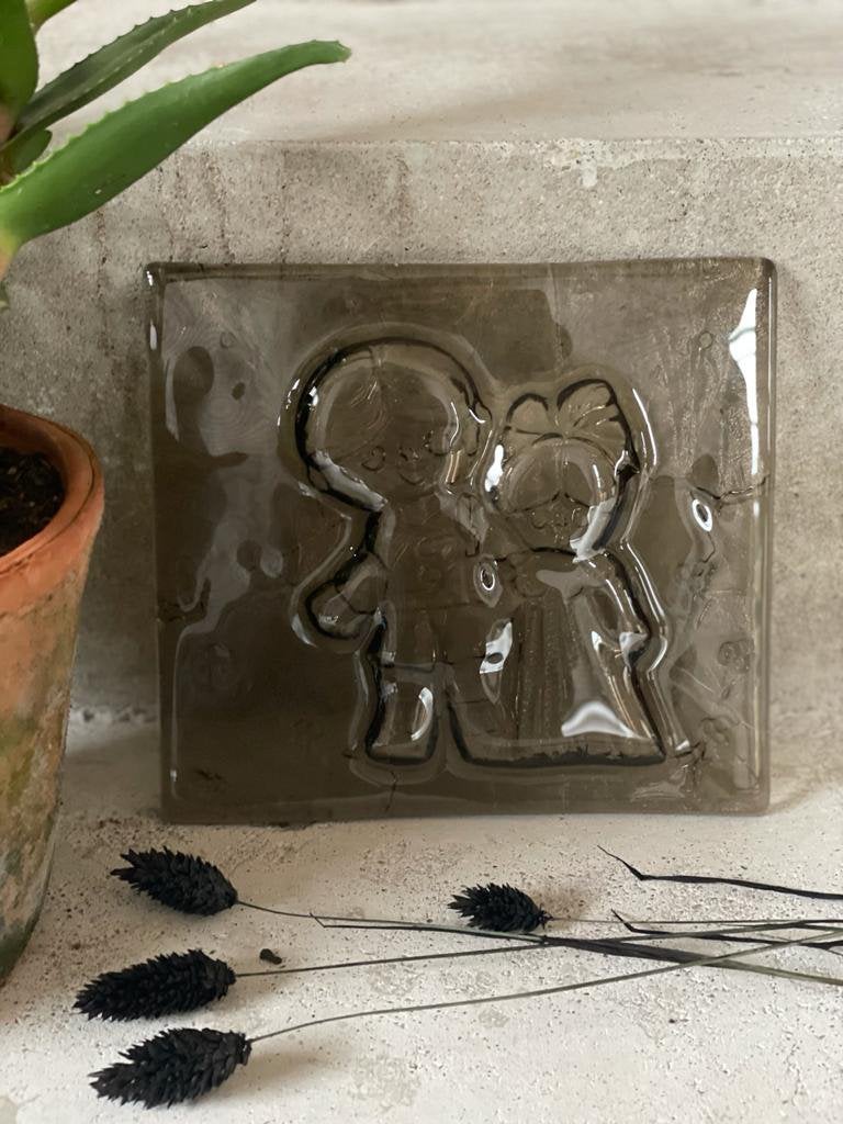 Vintage Retro Glashanger / Wandhanger / Raamhanger 70e jaren, Ophalen of Verzenden, Zo goed als nieuw