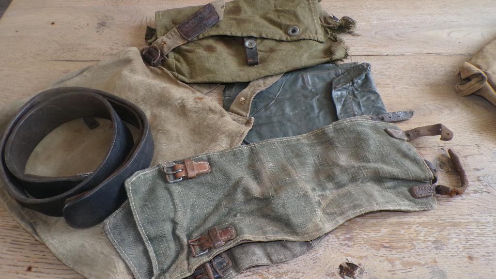 Lot Duits WO2, Verzamelen, Militaria | Tweede Wereldoorlog, Ophalen of Verzenden, Landmacht, Duitsland, Kleding of Schoenen
