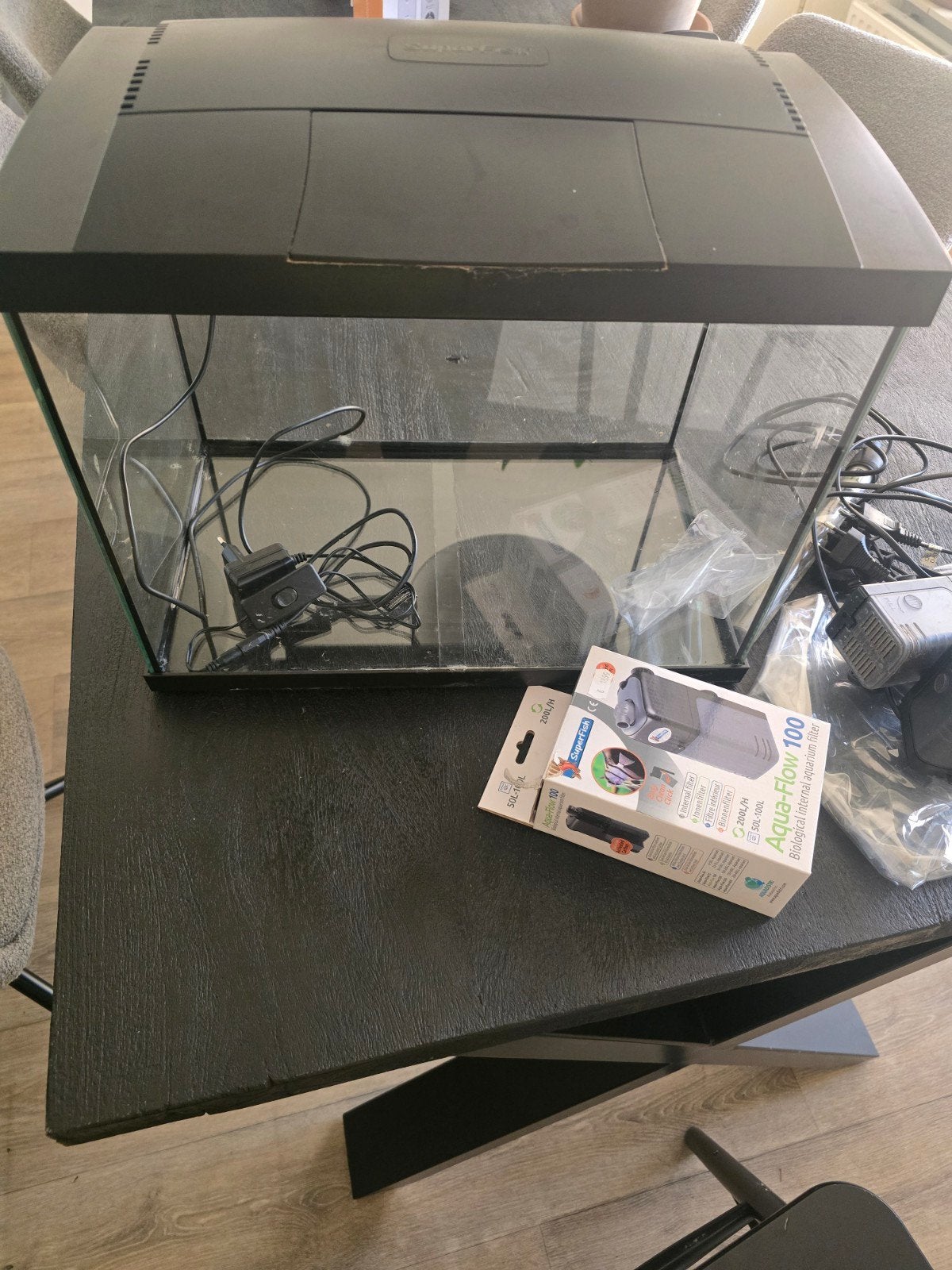 Aquarium superfish, Dieren en Toebehoren, Ophalen, Leeg aquarium