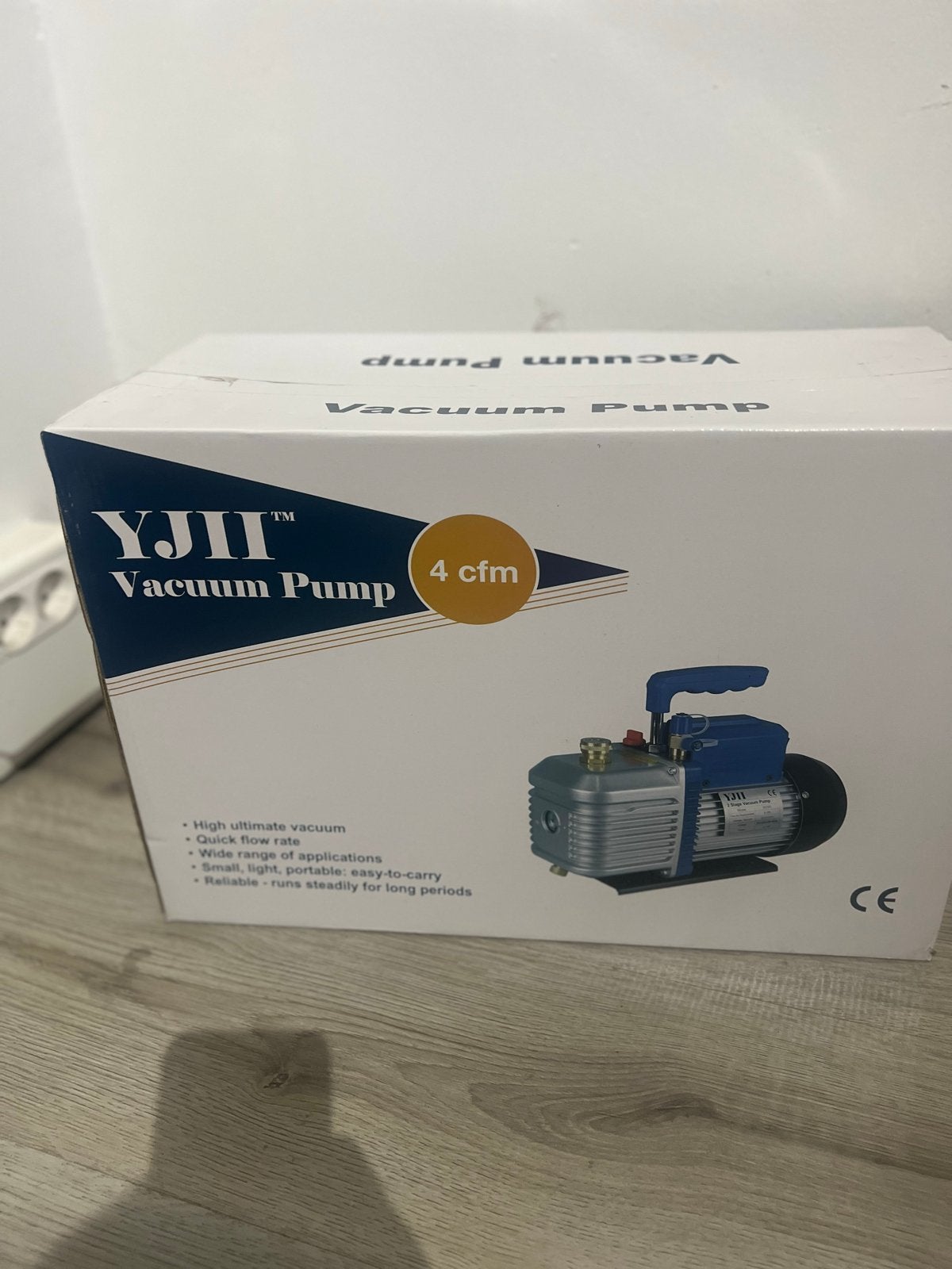 YJII Vacuümpomp 4 cfm / Airco pomp - Nieuw in doos, Ophalen, Nieuw