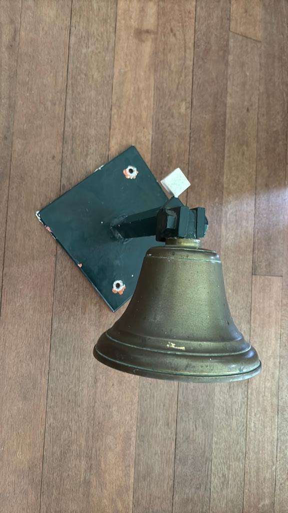 Antieke Messing Scheepsbel / Deurbel, Ophalen of Verzenden, Gebruikt