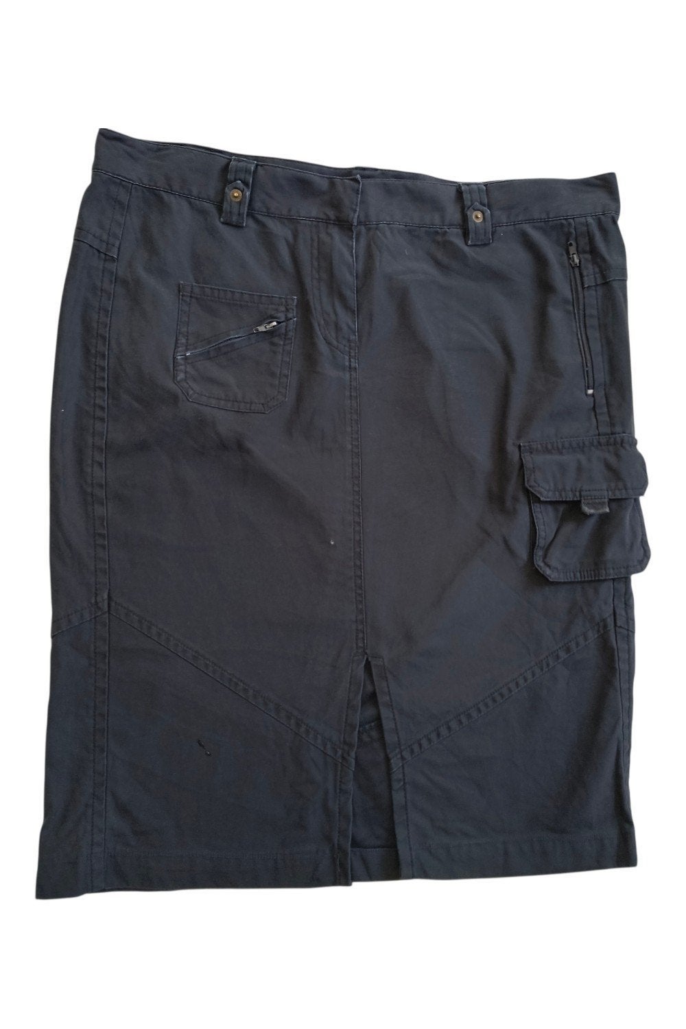 Guess Jeans Cargo Rok Zwart Maat L, Zwart, Ophalen of Verzenden, Knielengte, Gedragen
