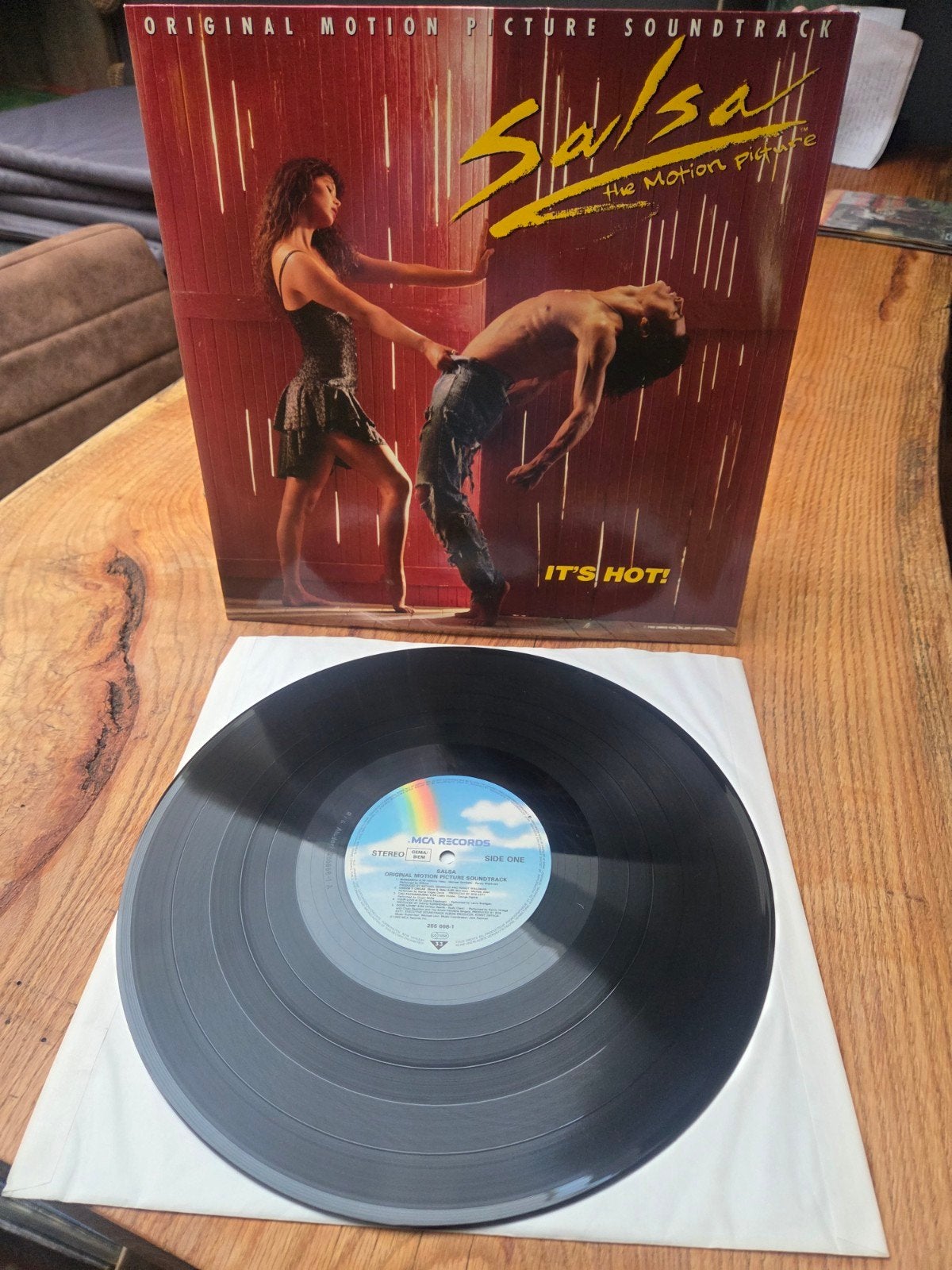 Salsa The Motion Picture Soundtrack LP Vinyl, Ophalen of Verzenden, Salsa, Zo goed als nieuw, Soundtrack