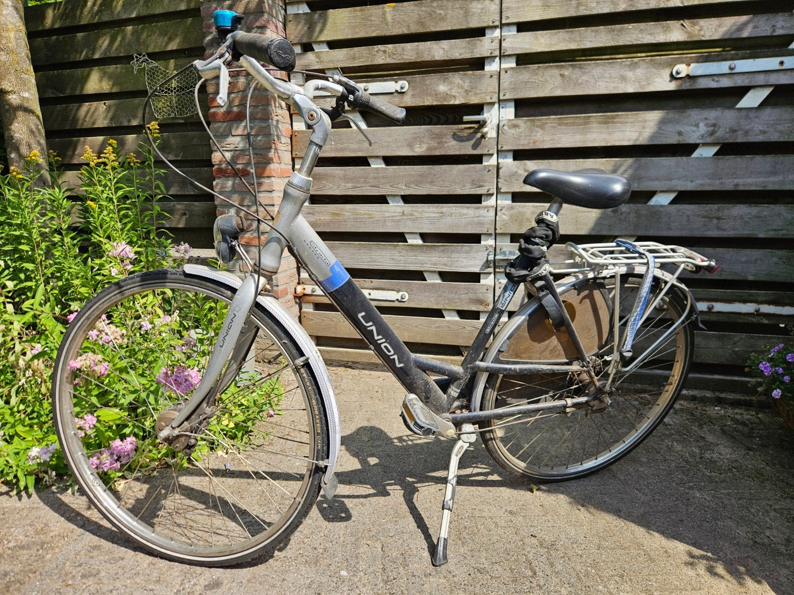 Union damesfiets met bagagedrager 28inch, Ophalen, Gebruikt, Overige merken, (Extra) lage instap