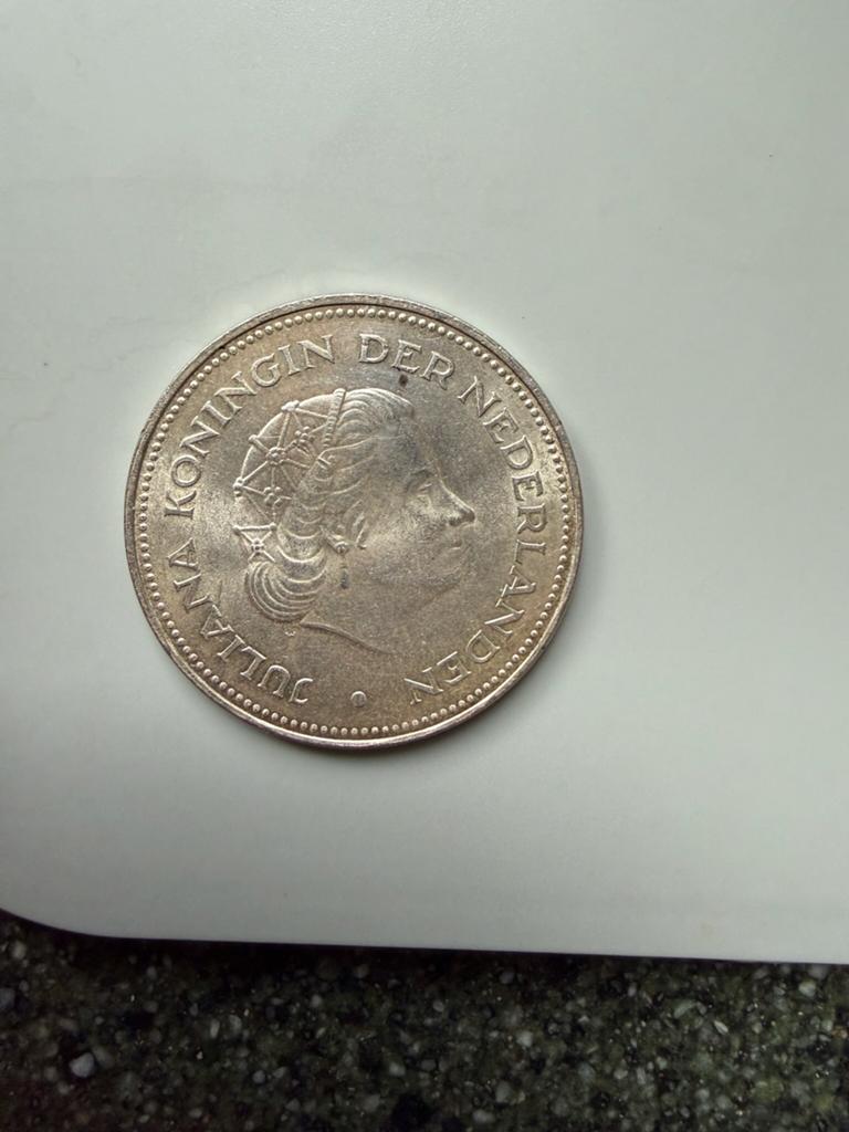 Zilveren 10 Gulden Juliana 1970 - Nederland Herrijst, Postzegels en Munten, Ophalen, Koningin Juliana, Zilver, Losse munt