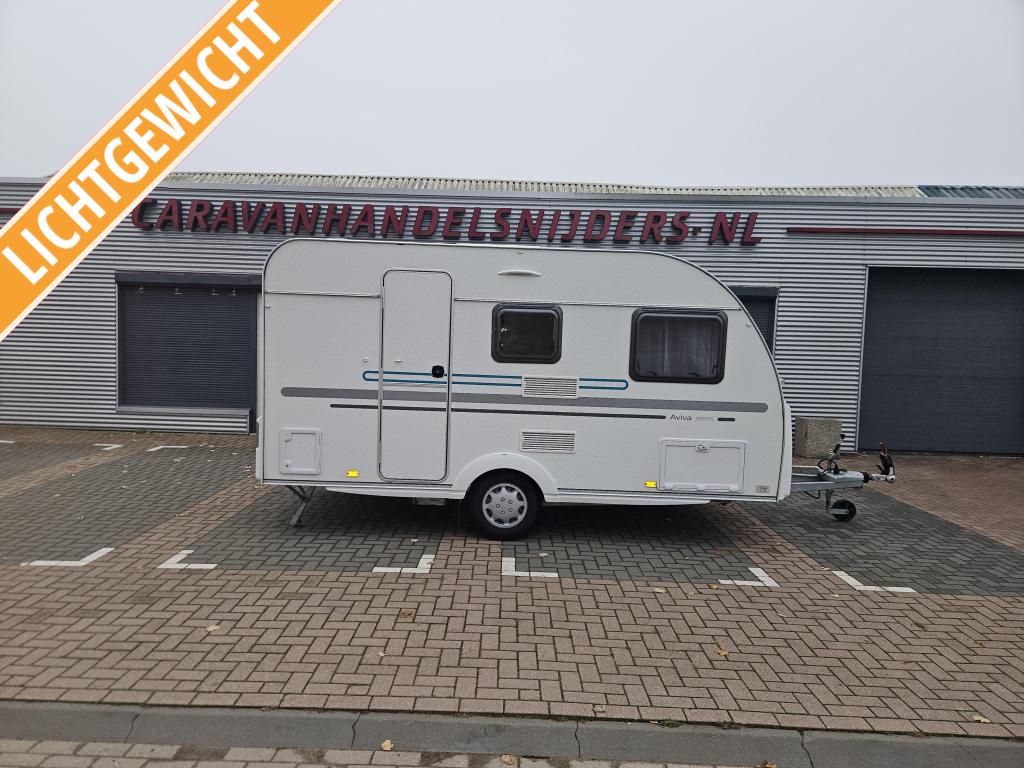 Adria Aviva 390 ps goede staat met Voortent, Bedrijf, Treinzit, 750 - 1000 kg, Adria