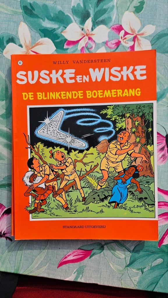 Suske en Wiske: De Blinkende Boemerang (nr. 161), Eén stripboek, Ophalen of Verzenden, Gelezen, Willy Vandersteen