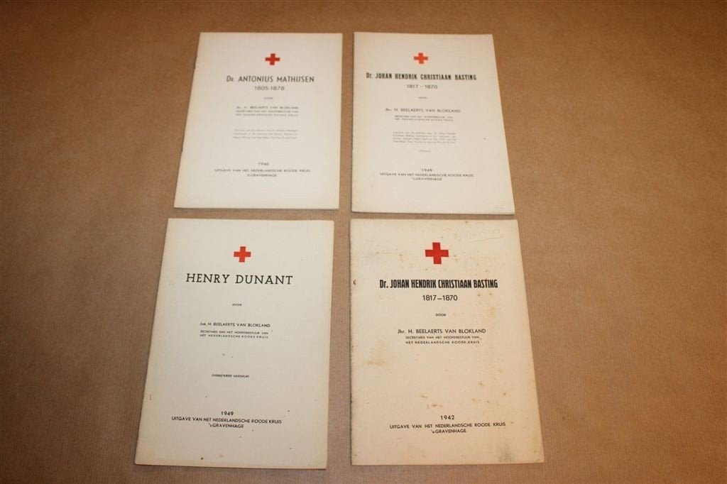 Rode Kruis — Henry Dunant, Mathijsen en Basting 1942-1949, Ophalen of Verzenden, Gelezen