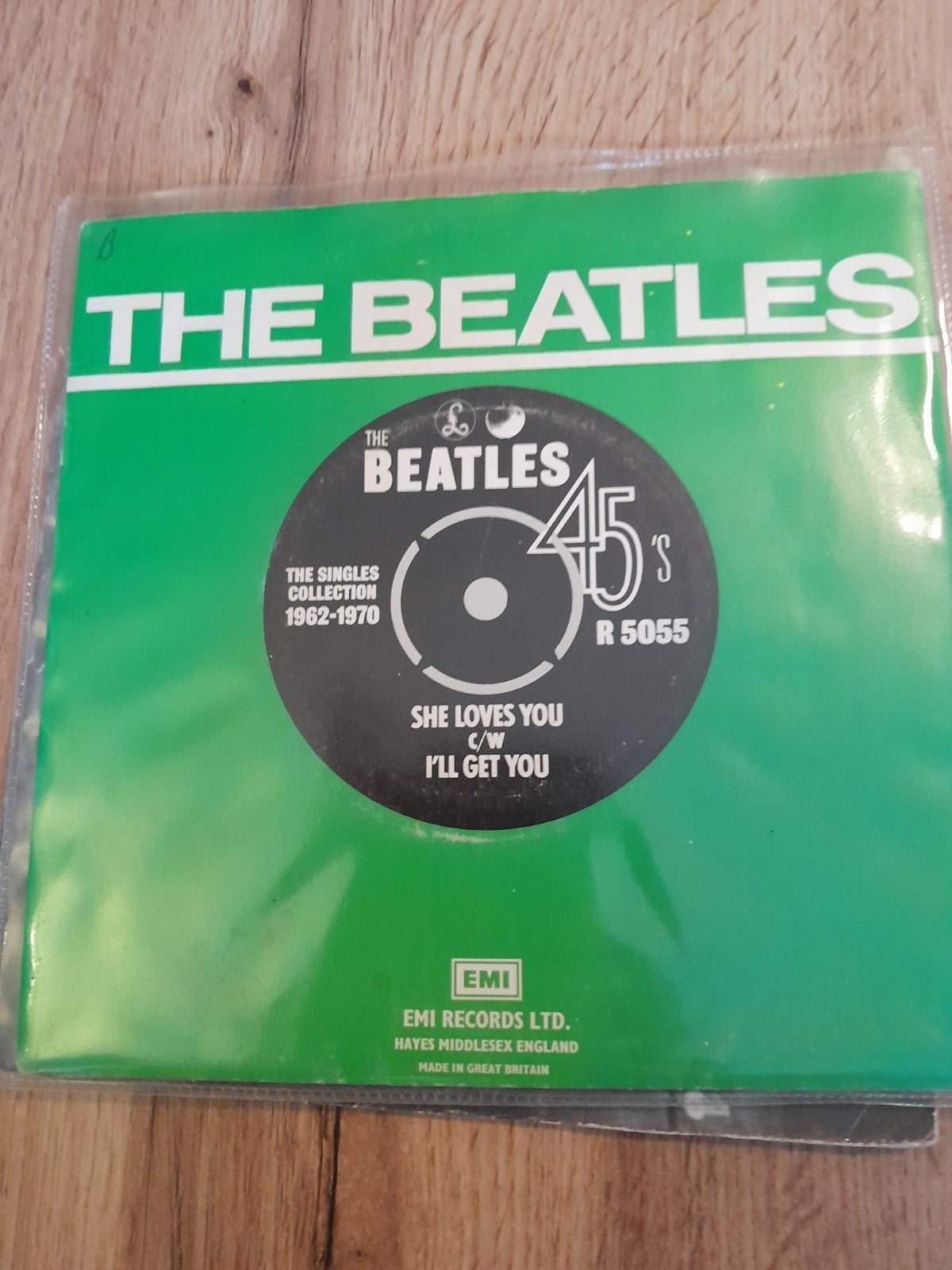 the beatles 7inch she loves you, Ophalen of Verzenden, Zo goed als nieuw, Pop