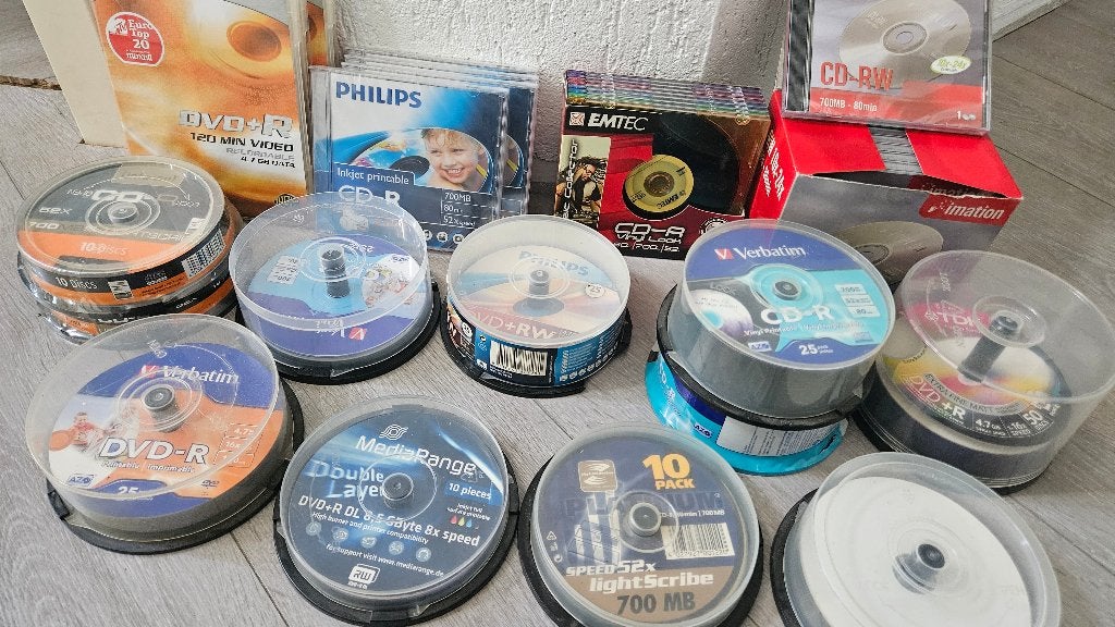 CD's en Dvd's, Ophalen, Nieuw, Dvd, Diverse (Philips, Sony, Fujifilm, Traxdata, Memorex, ARO, EMTEC)