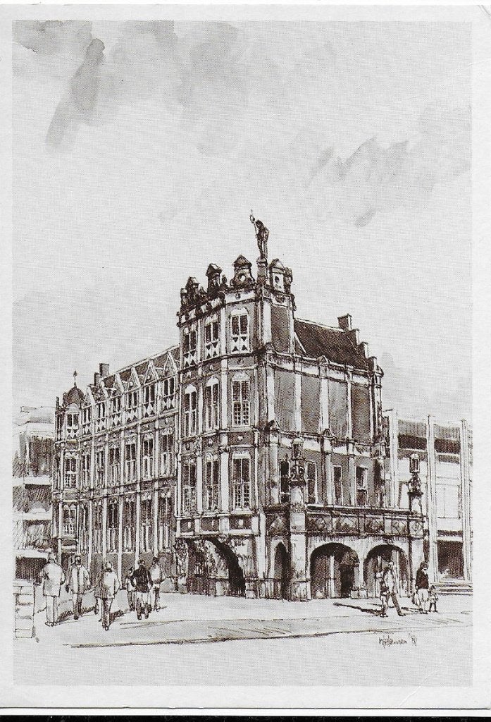 Arnhem duivelshuis ongelopen ansichtkaart (6199, Verzamelen, Ansichtkaarten | Nederland, Ophalen of Verzenden, 1960 tot 1980, Ongelopen