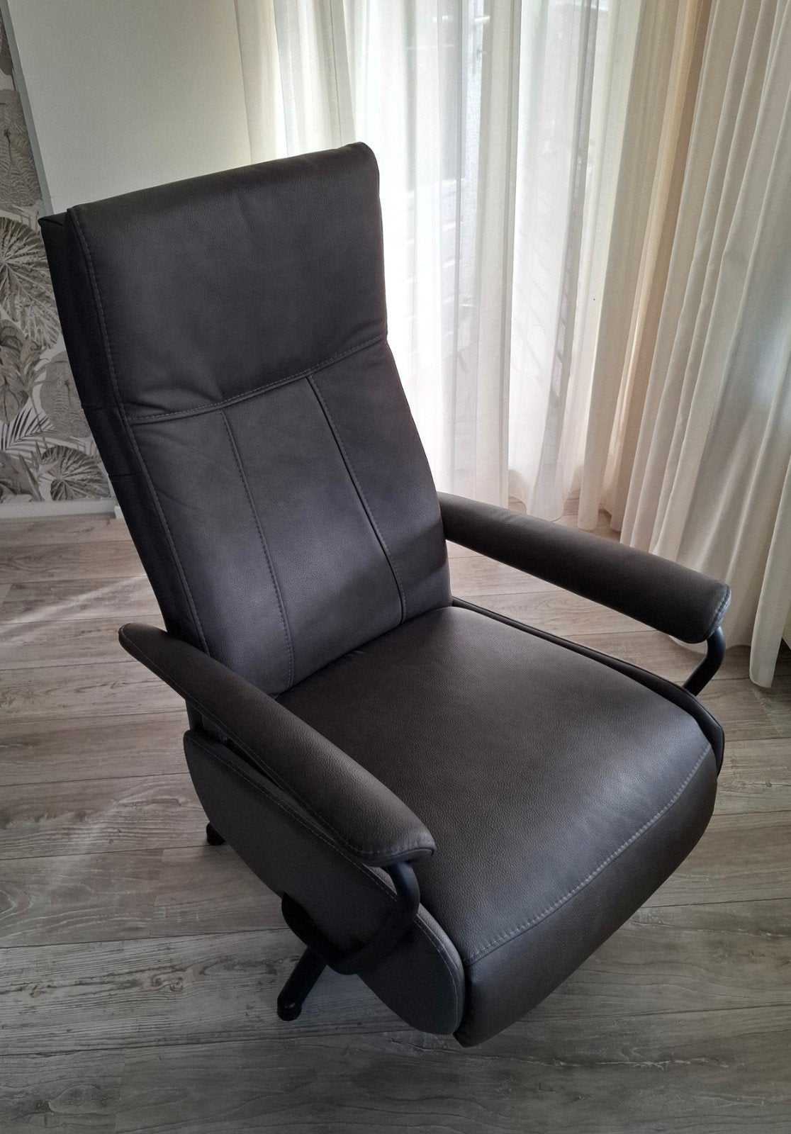 leren fauteuils 2 stuks, Ophalen, Zo goed als nieuw, 75 tot 100 cm