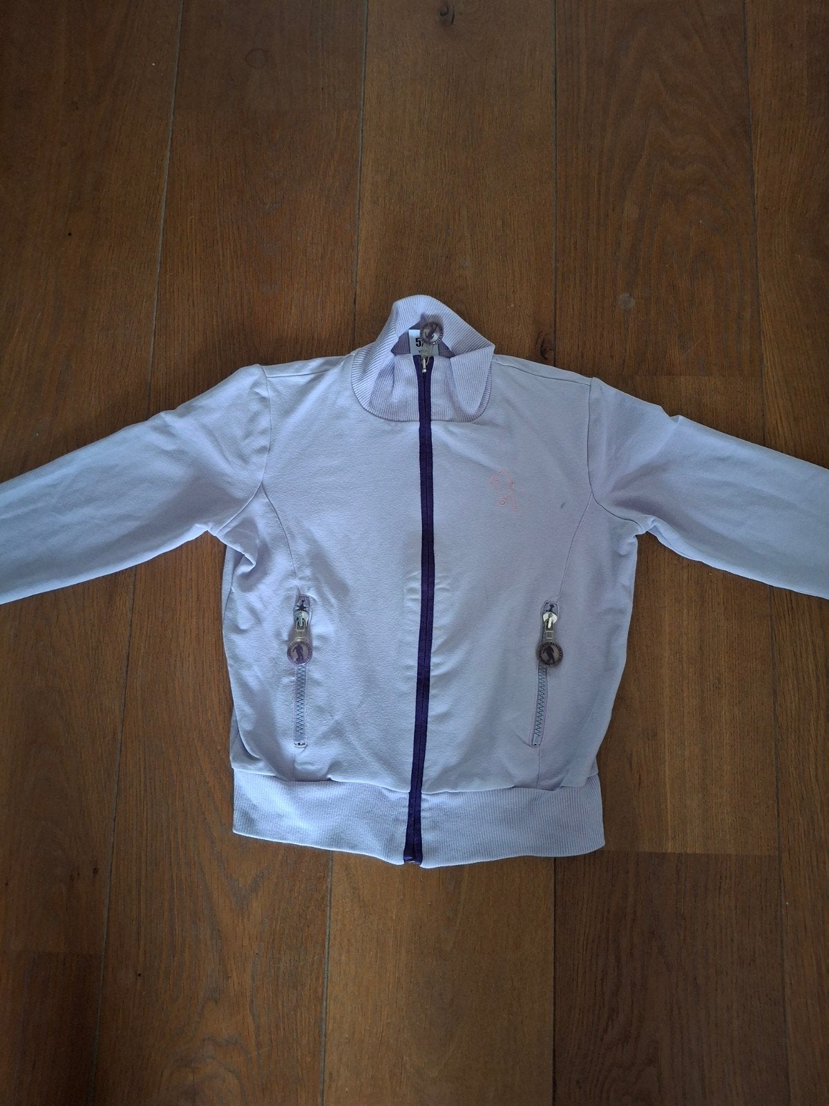 Bikkembergs sportvest lila maat 5, Jongen of Meisje, Trui of Vest, Ophalen of Verzenden, Zo goed als nieuw