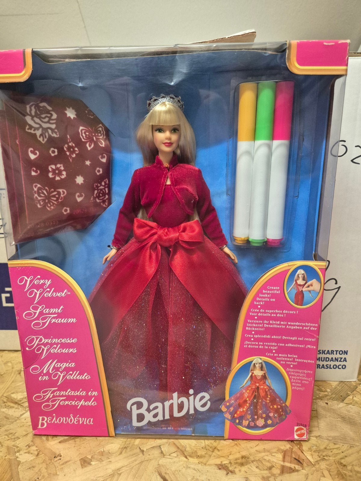 Barbie Princess Velours 1998 - Nieuw in Doos, Kinderen en Baby's, Speelgoed | Poppen, Ophalen of Verzenden, Nieuw, Barbie