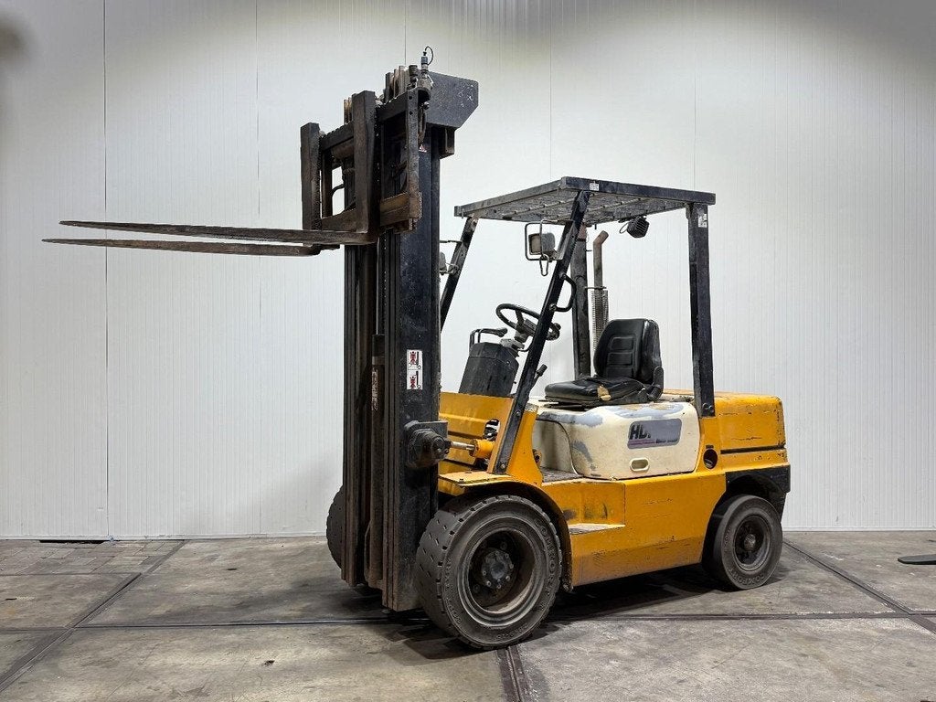 Halla HDF 30 3000kg diesel triplex Freelift 4x ventiel sides, Overige aandrijving, Heftruck, Halla